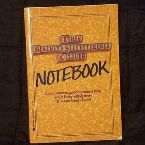 Babysitter's Club Notebook Vintage 1987 Ann M Martin novel
